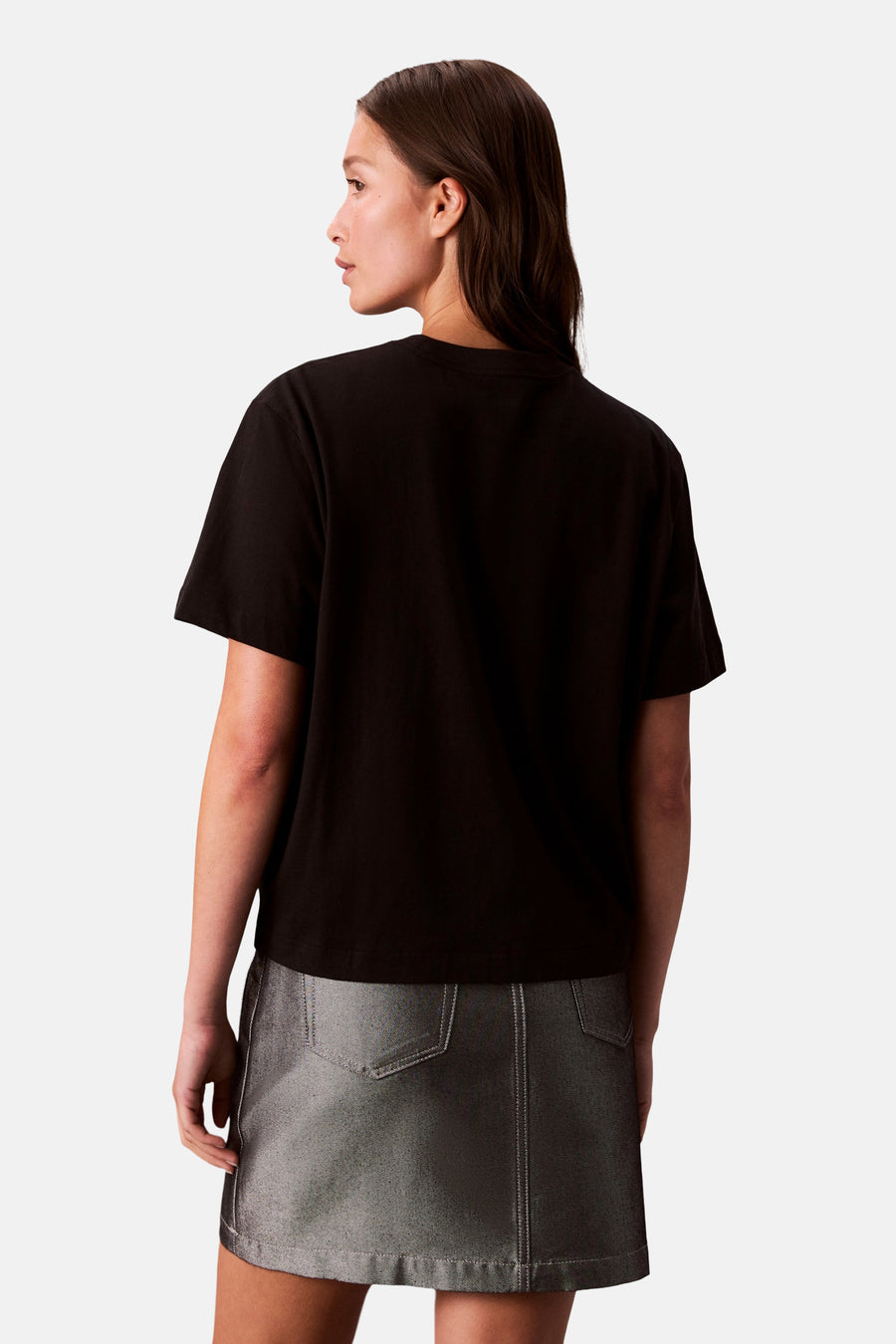 Top uni manche courte noir - Calvin Klein