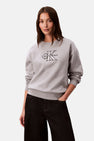 Sweat col O gris - Calvin Klein