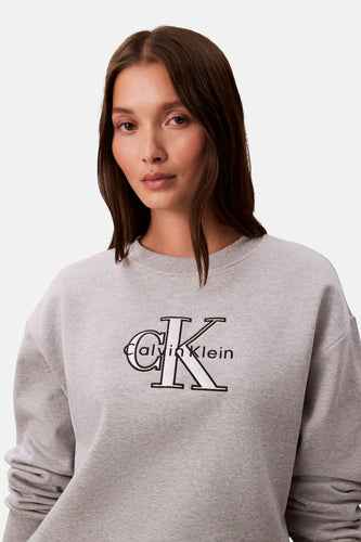 Sweat col O gris - Calvin Klein - Calvin Klein