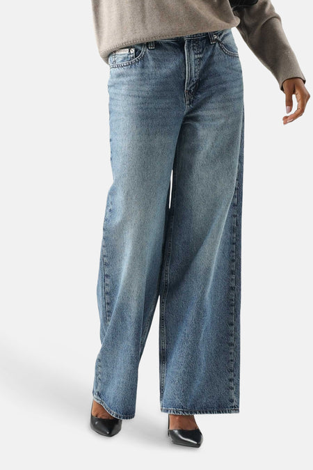 LR BAGGY - Mid blue denim