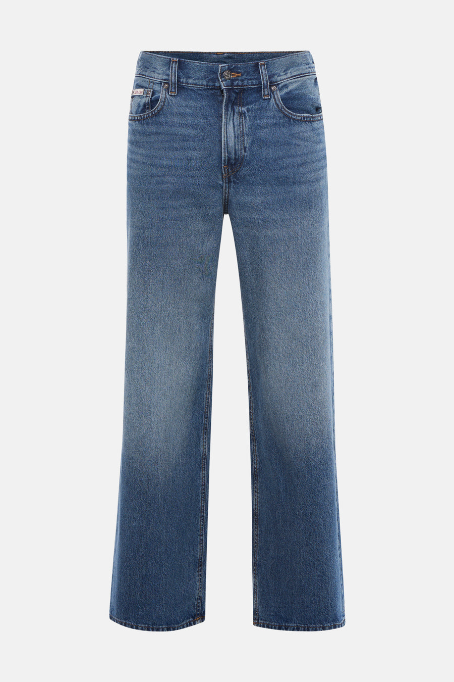 LR BAGGY - Mid blue denim