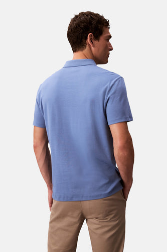 Polo à manches courtes - bleu - Calvin Klein