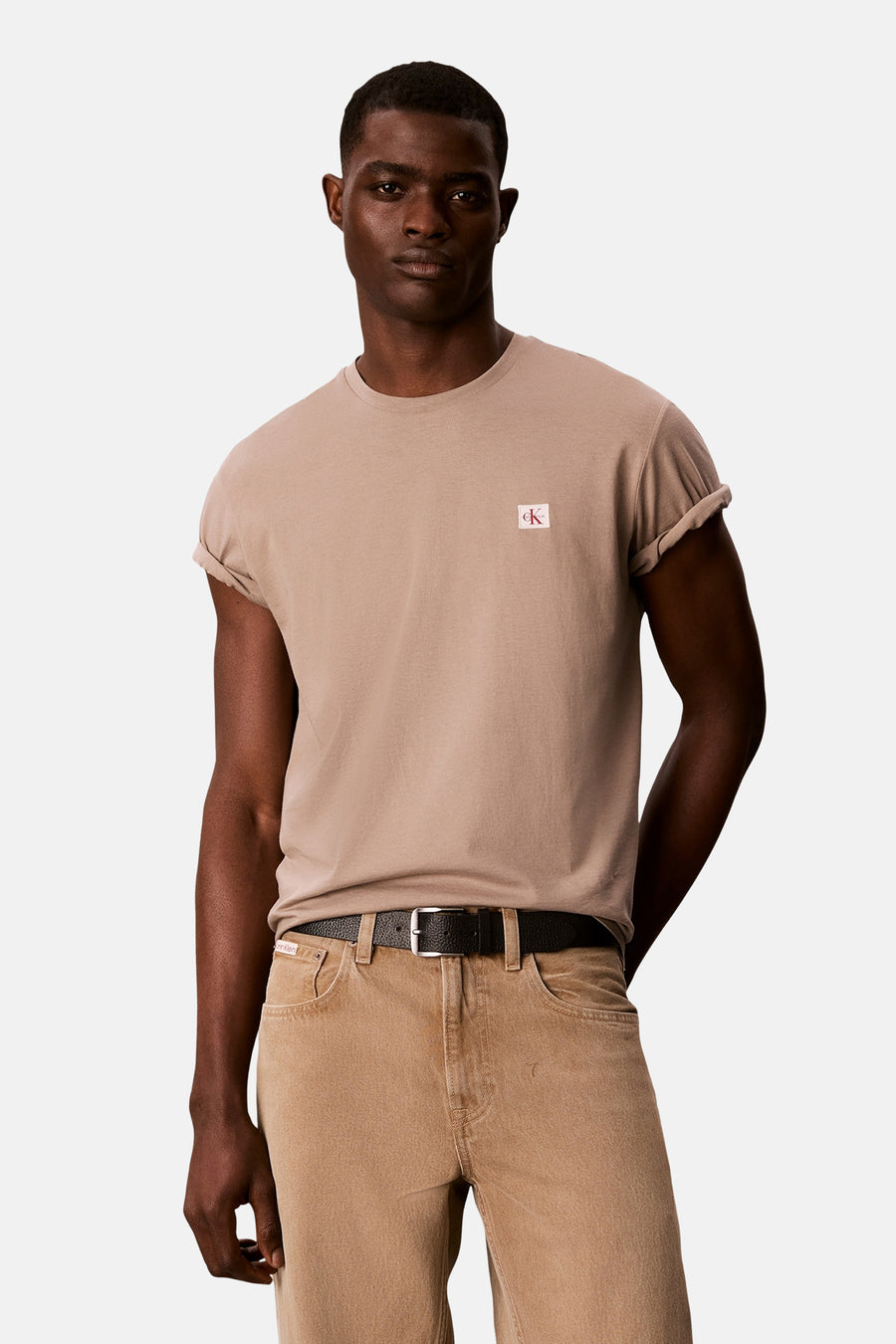 T-shirt (manches courtes) beige - Calvin Klein