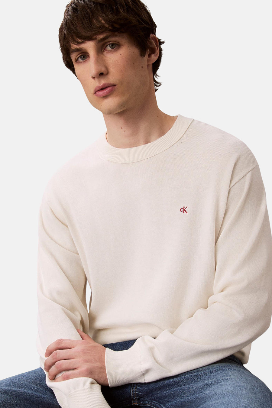 Sweat col O beige - Calvin Klein - Calvin Klein