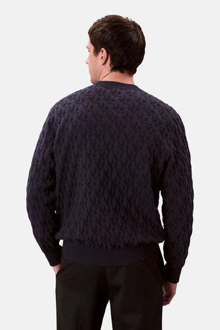 Sweat col O Bleu - Calvin Klein
