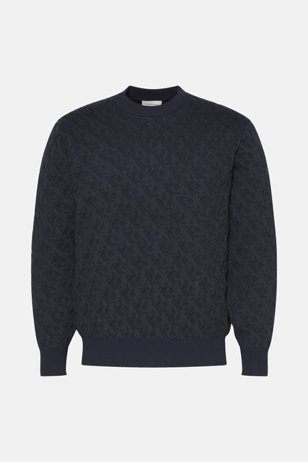 Sweat col O Bleu - Calvin Klein