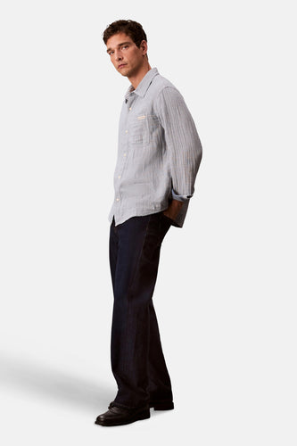 Chemise à manches longues - bleu - Calvin Klein