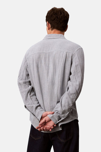 Chemise à manches longues - bleu - Calvin Klein