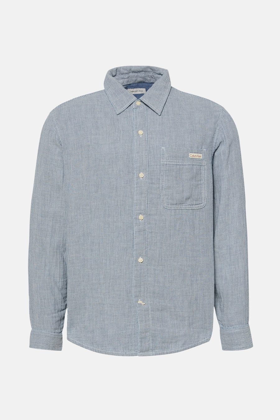 Chemise à manches longues - bleu - Calvin Klein