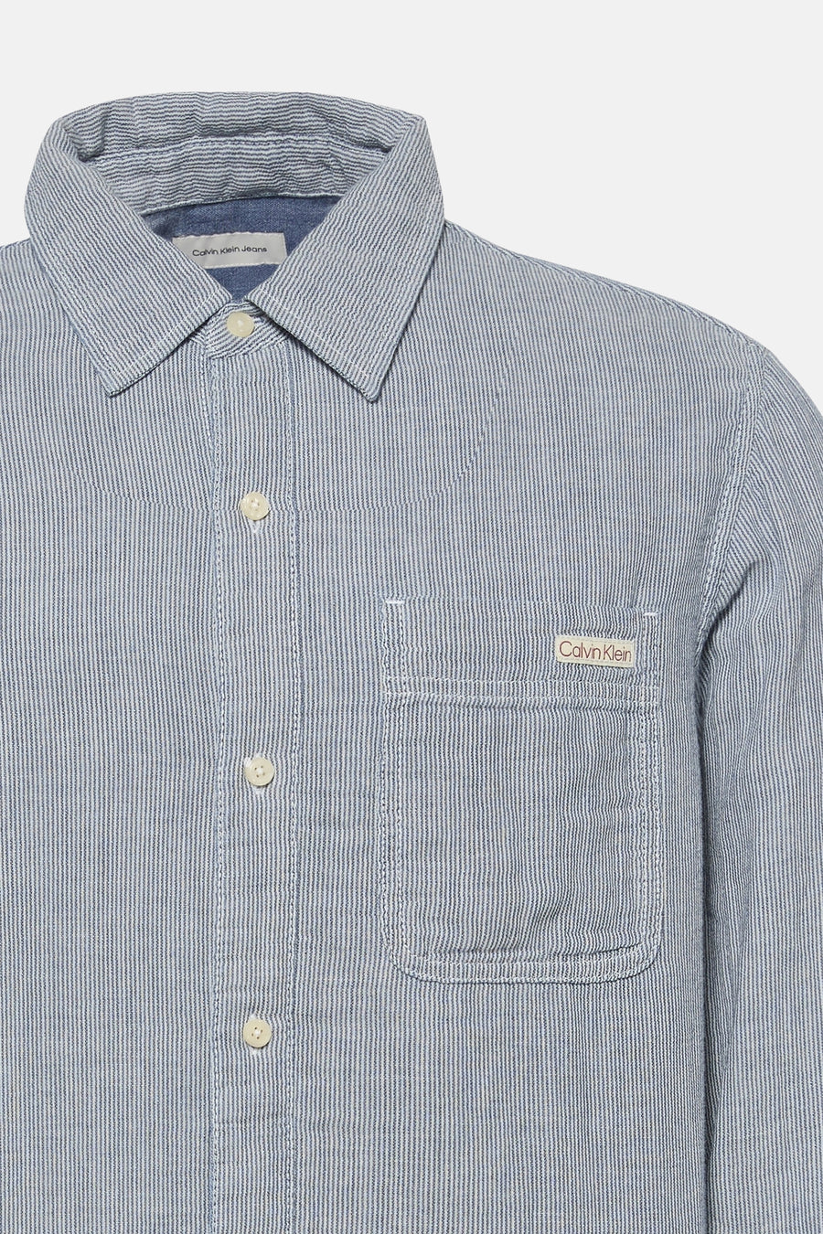 Chemise à manches longues - bleu - Calvin Klein