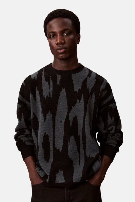 Pull à col rond - Multicolore