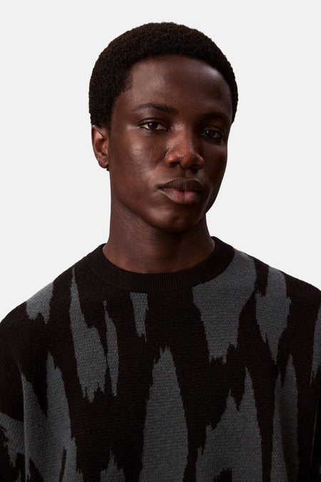 Pull à col rond - Multicolore