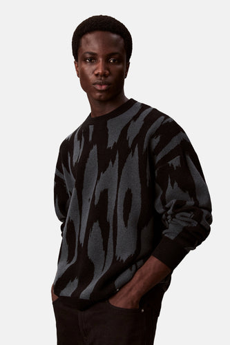 Pull à col rond - Multicolore - Calvin Klein - 7