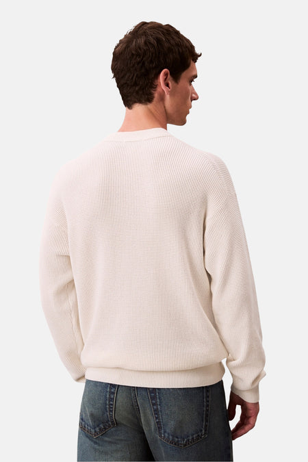 Pull à col rond - beige