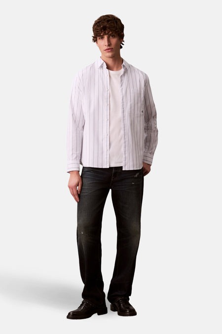 Chemise à manches longues - blanc