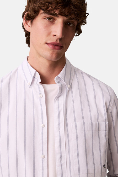 Chemise à manches longues - blanc