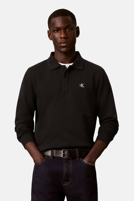 Sweat col O - noir