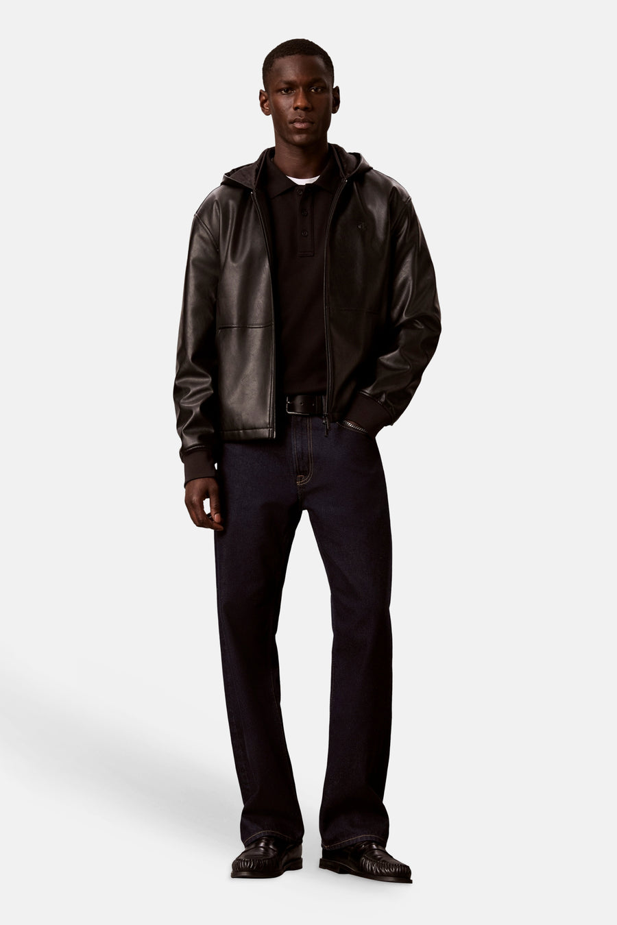 Sweat col O noir - Calvin Klein