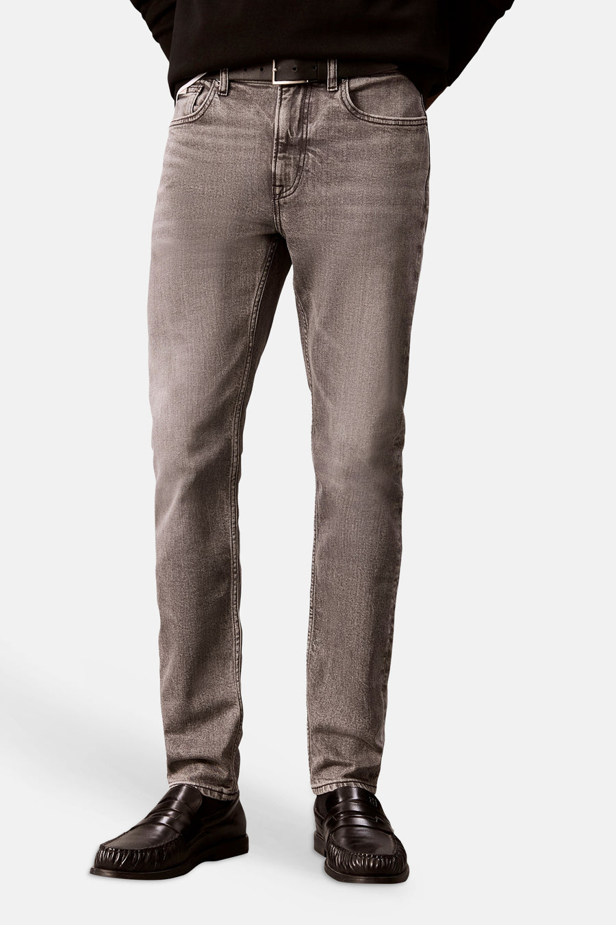 Jeans tapered mid grey denim - Calvin Klein