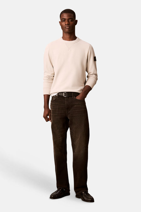 Sweat col O beige - Calvin Klein