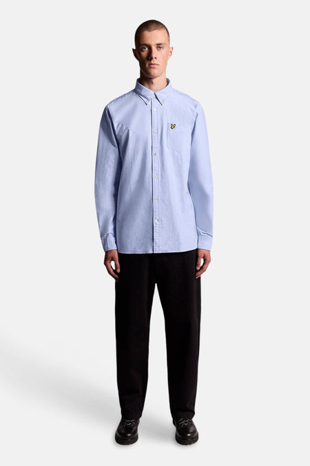 Chemise à manches longues - bleu