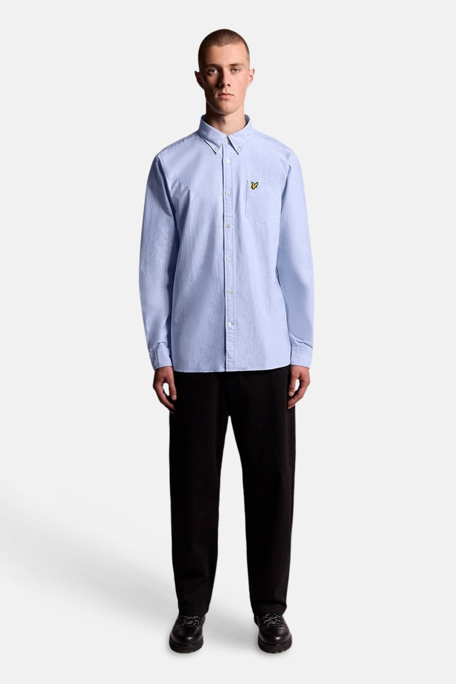 Chemise à manches longues - bleu