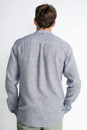 Chemise &agrave; manches longues - bleu