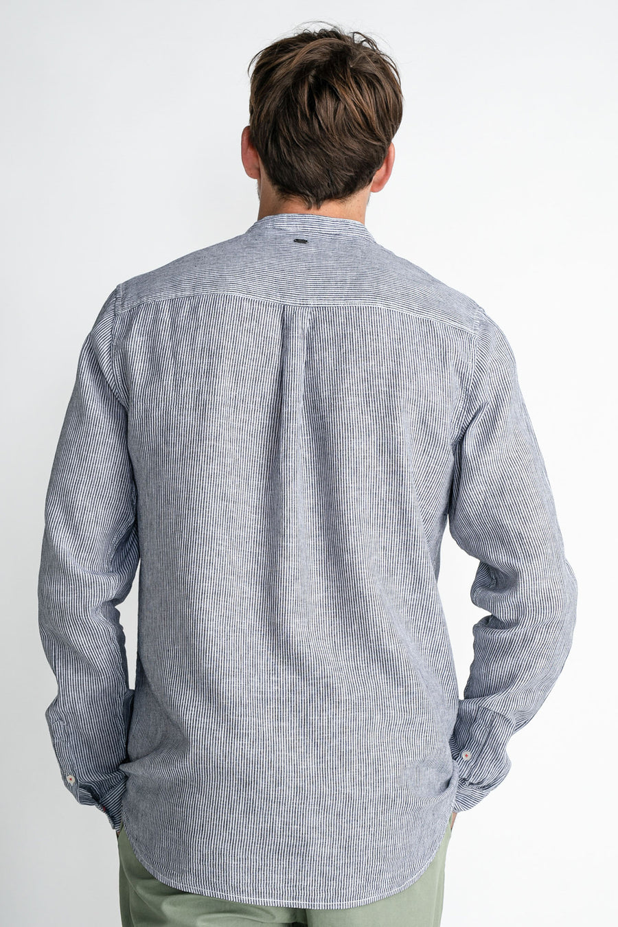 Chemise &agrave; manches longues - bleu