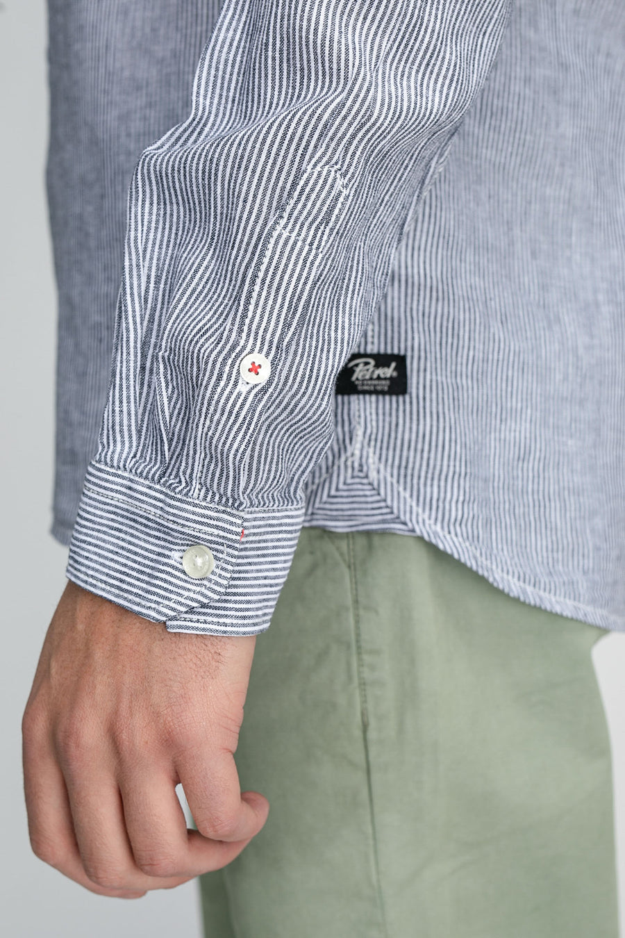 Chemise &agrave; manches longues - bleu
