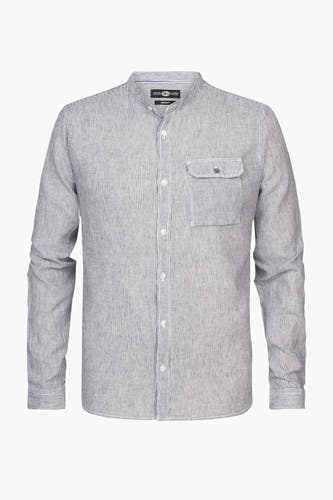 Chemise &agrave; manches longues - bleu