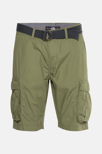 Shorts de Petrol Industries, avec poche arrière et ceinture tissée bleu-noir.