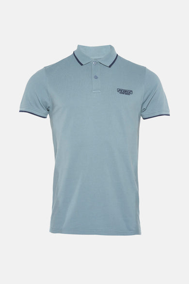Polo à manches courtes - bleu