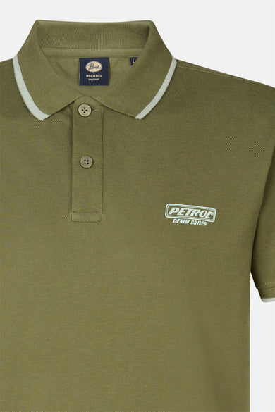 Polo à manches courtes - Kaki