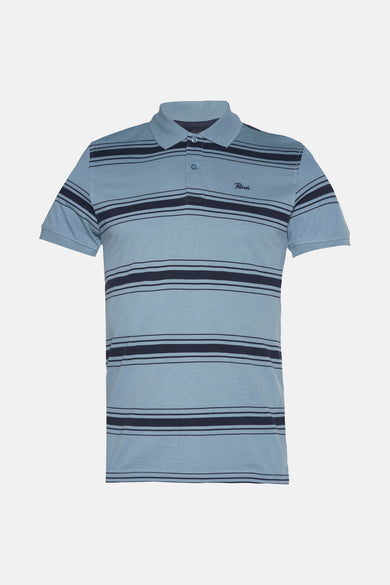 Polo à manches courtes - bleu