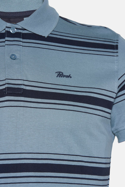	Heren tops polo korte mouw Bleu - Petrol Industries®