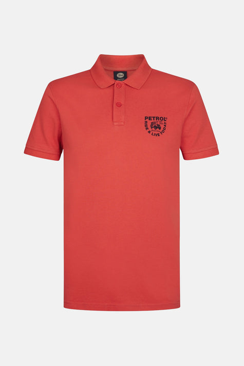 Polo à manches courtes - rouge