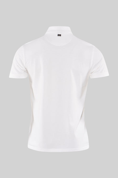 Polo à manches courtes - blanc