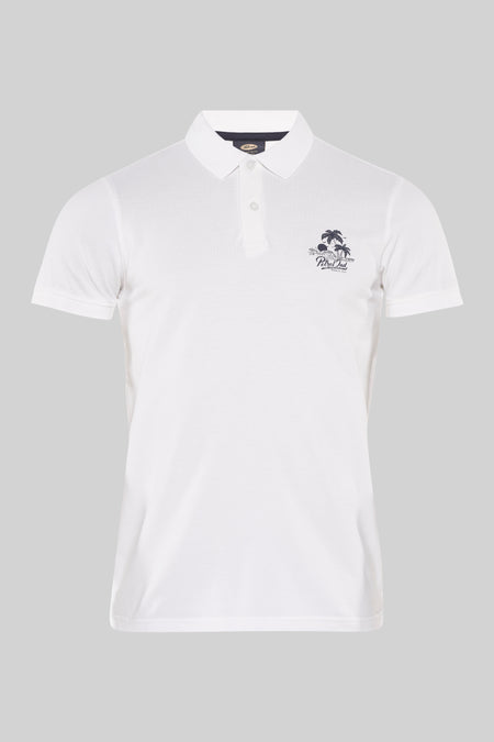 Polo à manches courtes - blanc