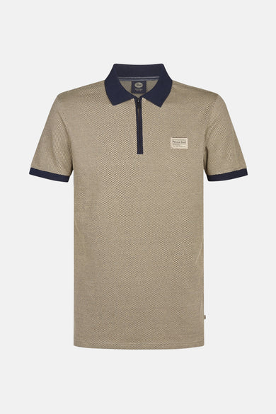 Polo à manches courtes - beige