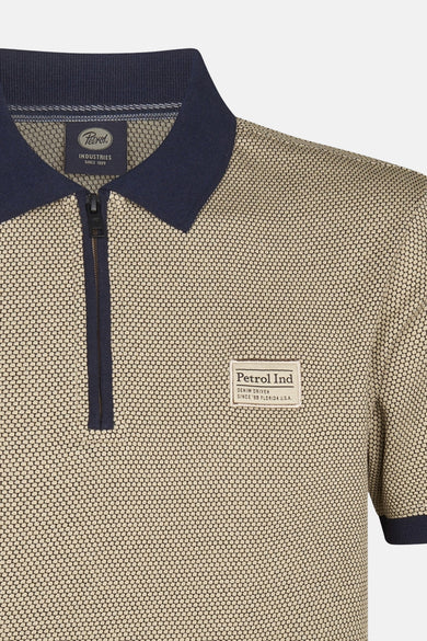 Polo à manches courtes - beige