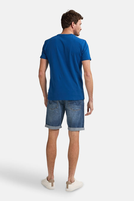 Short - mid blue denim