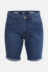 Short - Mid blue denim
