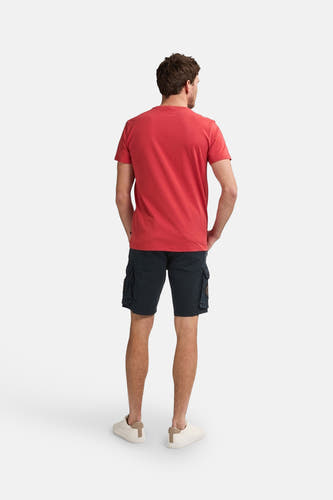 Shorts noirs de Petrol Industries, vus de dos, avec poches et design simple.