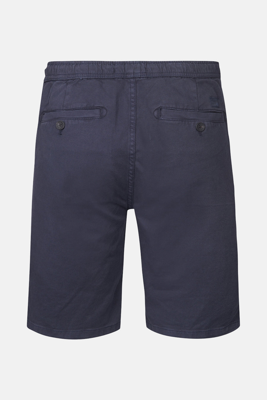 Blauwe short van Petrol Industries met achterzakken en een elastische tailleband.