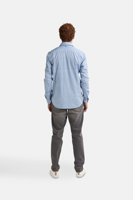 Chemise à manches longues - bleu