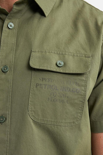 Chemise à manches courtes - Kaki - Petrol Industries®