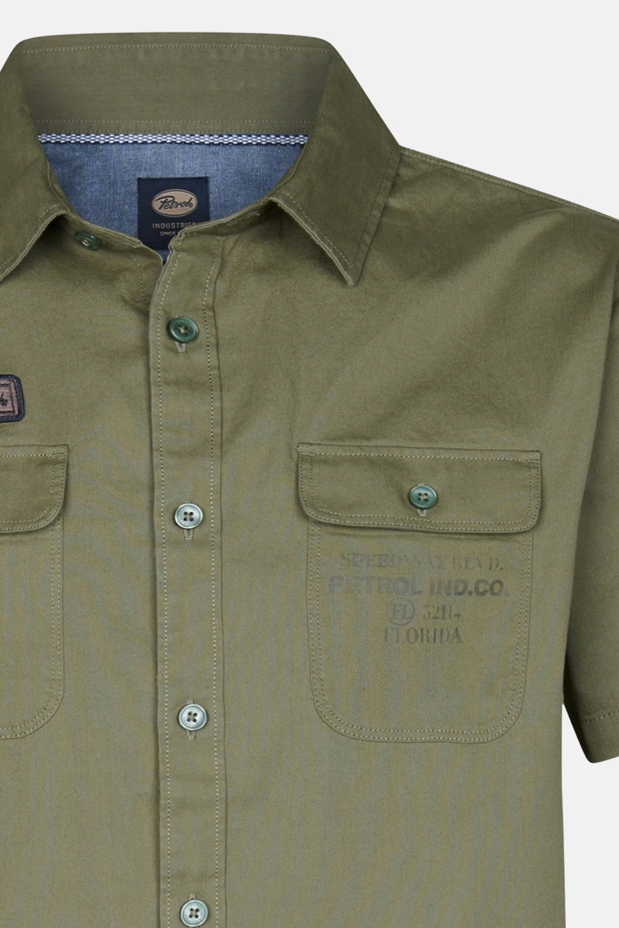 Chemise à manches courtes - Kaki - Petrol Industries®