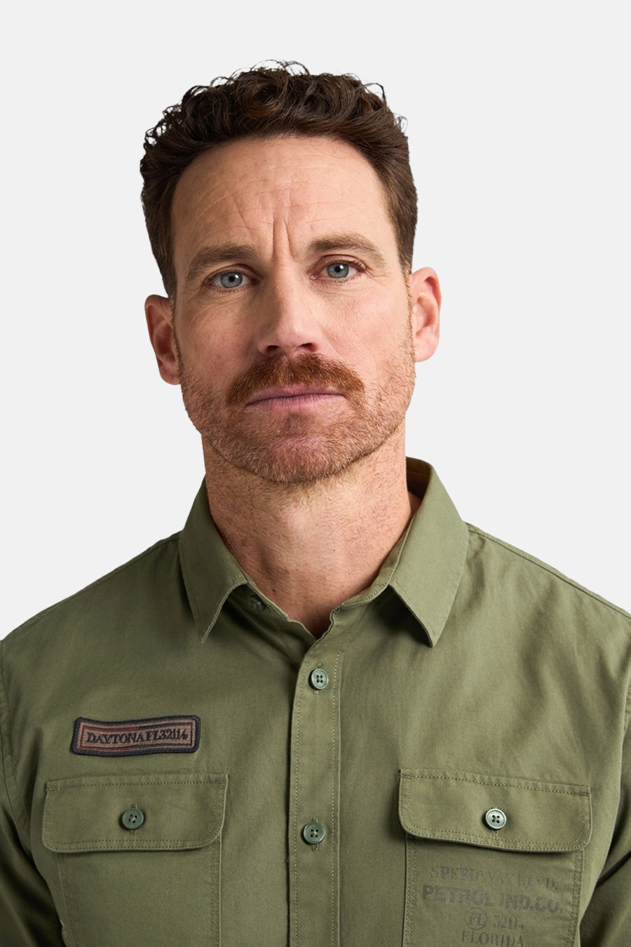 Chemise à manches courtes - Kaki - Petrol Industries®
