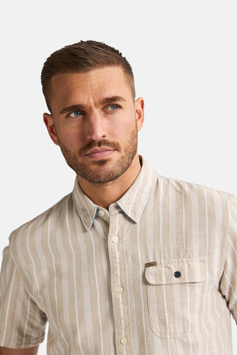 Chemise à manches courtes - beige - Petrol Industries®