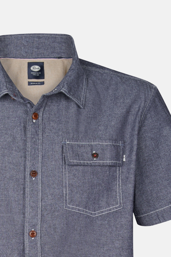Chemise (manches courtes) Bleu - Petrol Industries®